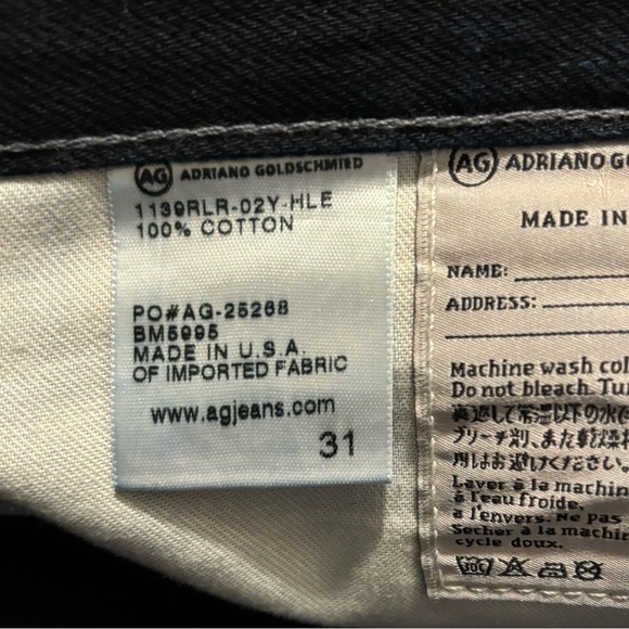 AG Jeans | The Dylan Slim Skinny Dark Denim Sz 31‎ - Picture 7 of 11